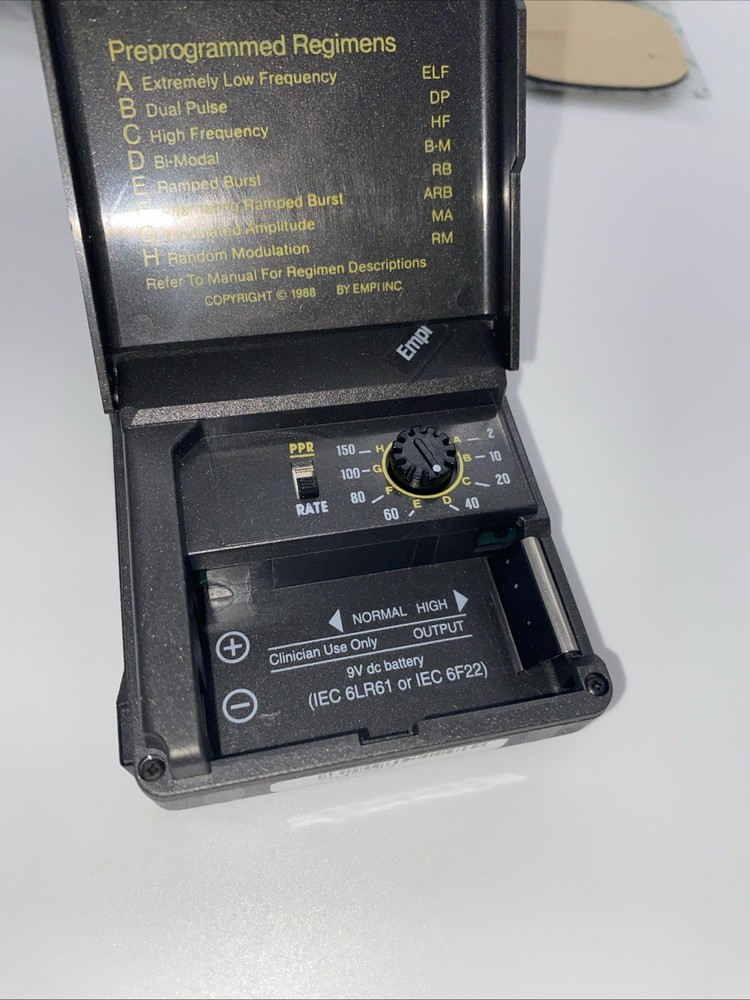 EPIX XL Electrical Stimulation Tens Machine Unit With Replacement Electrodes