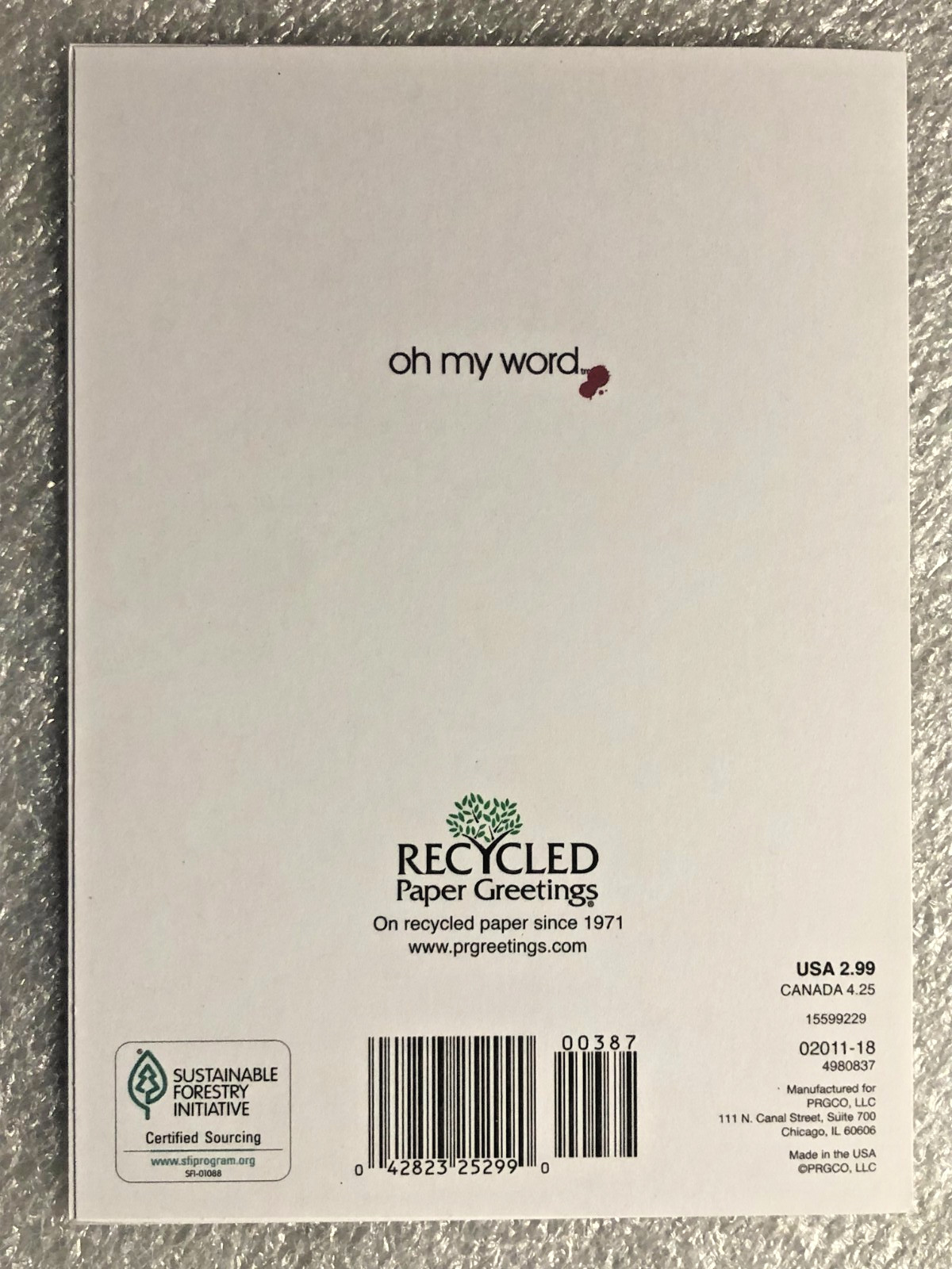 MOTHER'S DAY CARD RECYCLED PAPER GREETINGS "MY THERAPIST SAYS IT'S NOT YOUR..."