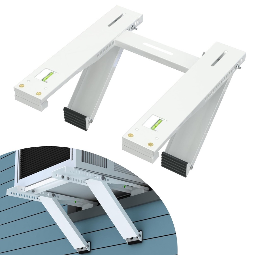 Window Air Conditioner Bracket, Heavy Duty Window AC Support Bracket with 2 A...