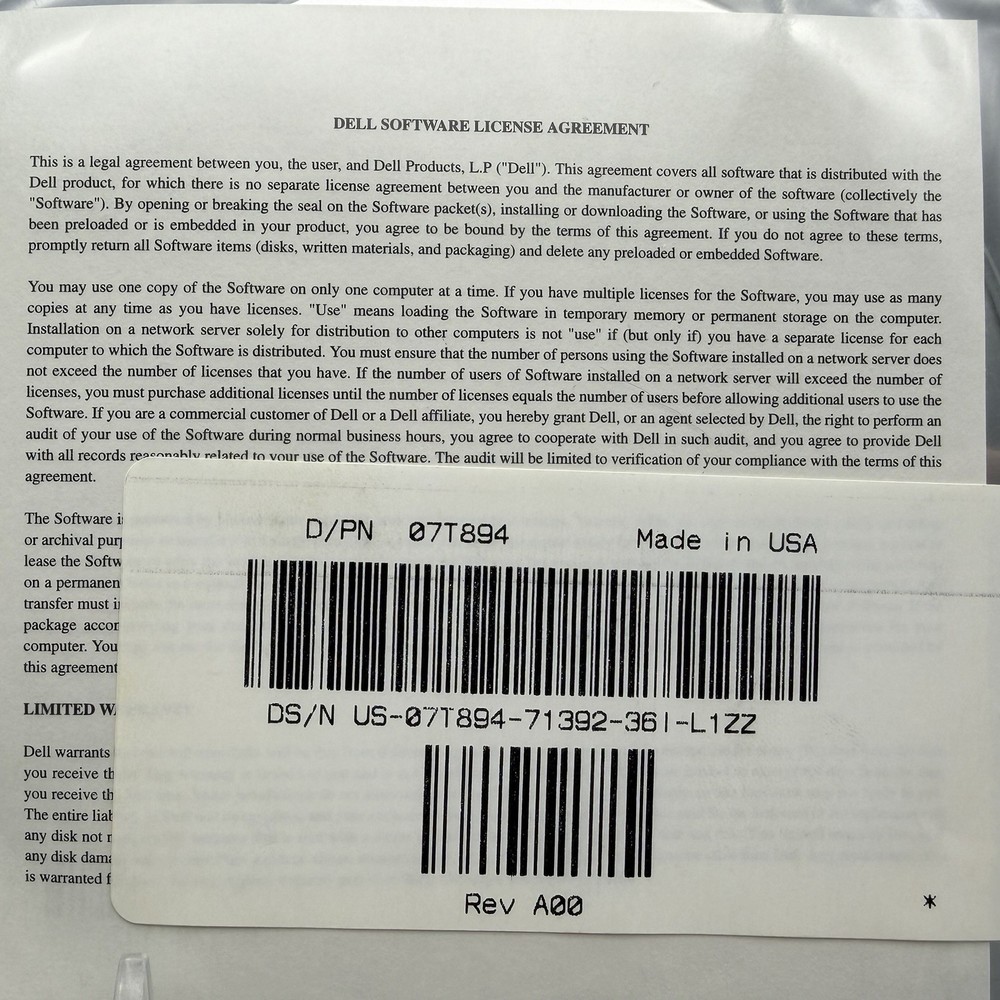 Vintage 1999 InterVideo WinDVD 4.0 Software For Computers DVD Player Dell SEALED
