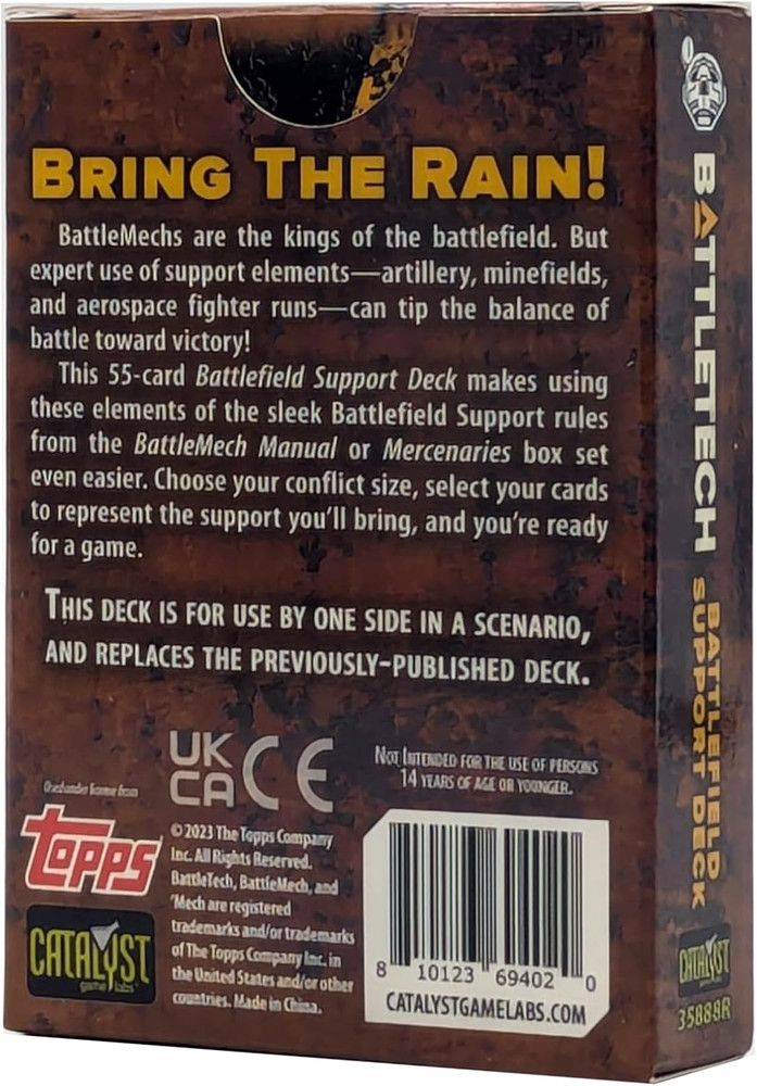 BattleTech: Battlefield Support Deck (Revised)