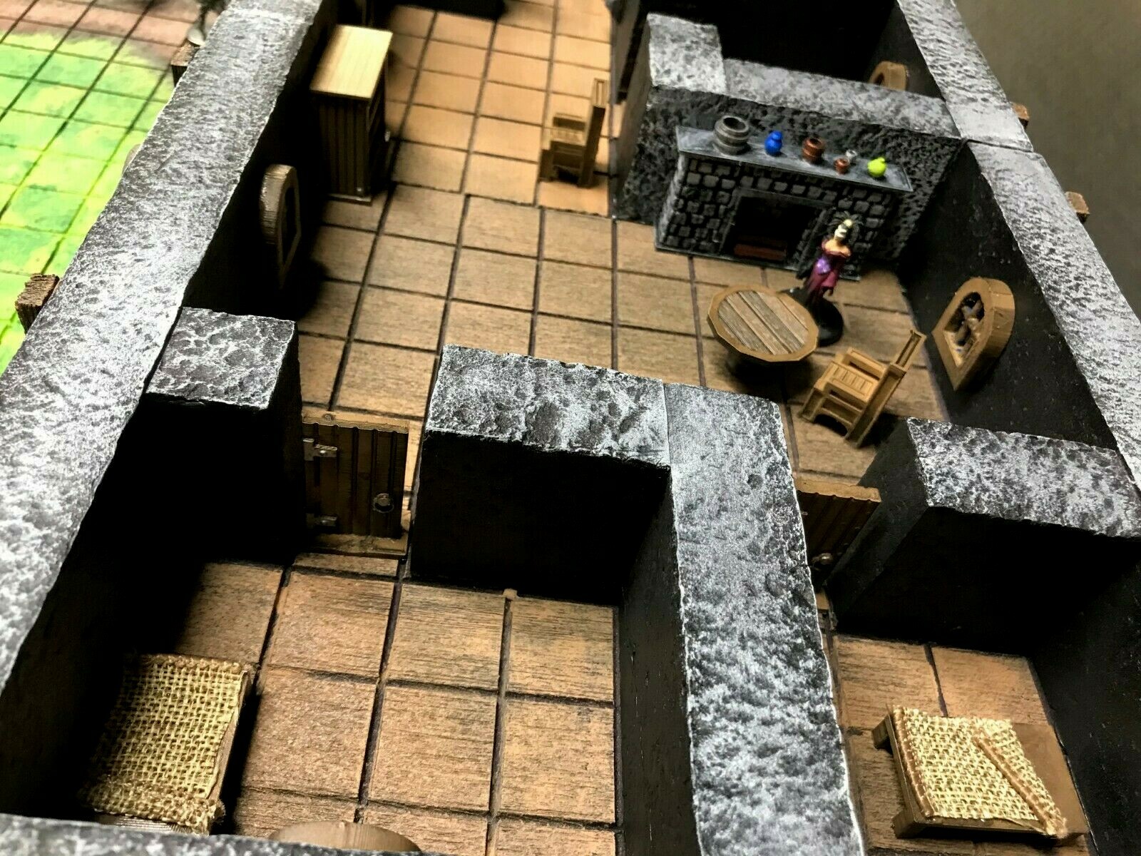 Tavern Inn Terrain Modular Set 28mm RPG Terrain for D&D