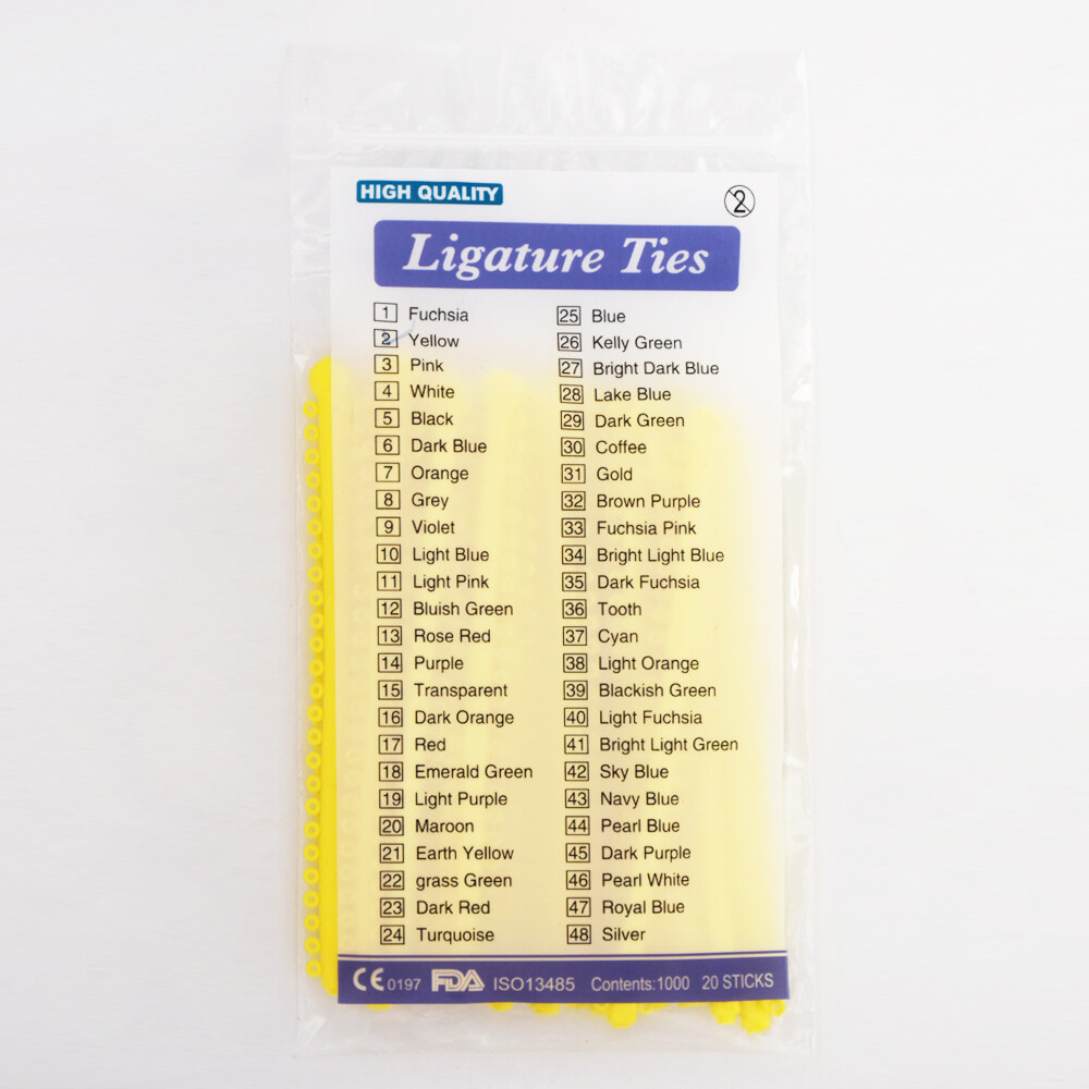 1000Pcs Dental Orthodontic Ligature Ties Elastic Rubber Bands For Brackets Brace