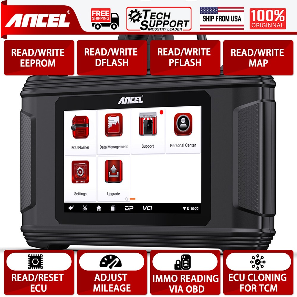 ANCEL EC500 TCM ECU Flashing Cloning Reset Initialization Read Write EEPROM Tool