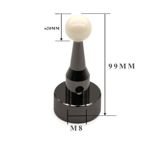Ceramic Ball Reference Ball Calibration Sphere Precision 20mm Diameter With Base