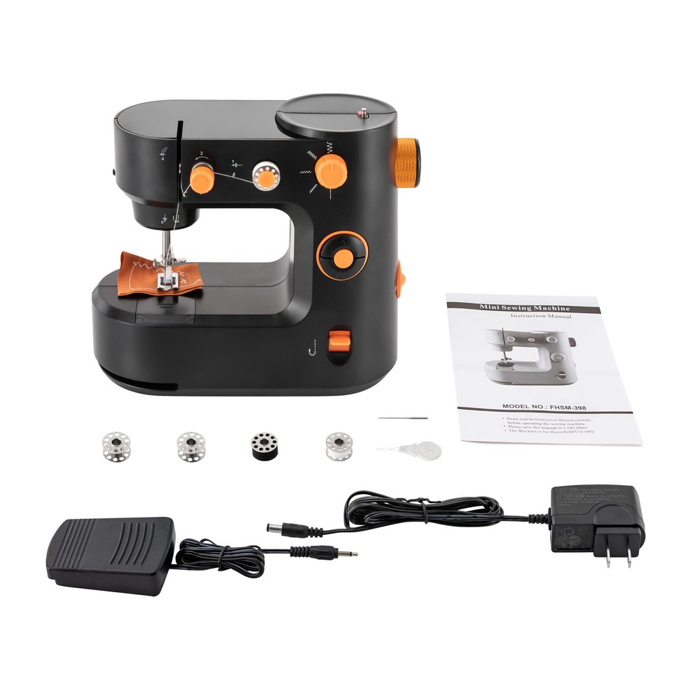 Mini Sewing Machine for Beginner, Dual Speed Portable Sewing Machine Black USA