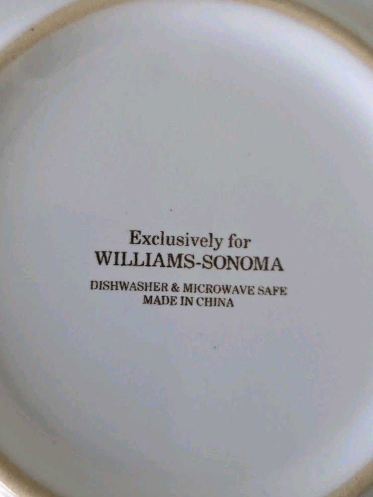 Williams Sonoma Ceramic Pancake Warmer/Bowl Does NOT Include Lid
