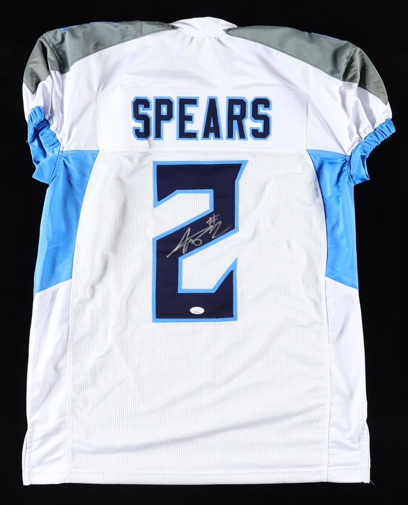 Tyjae Spears Signed Jersey (JSA)