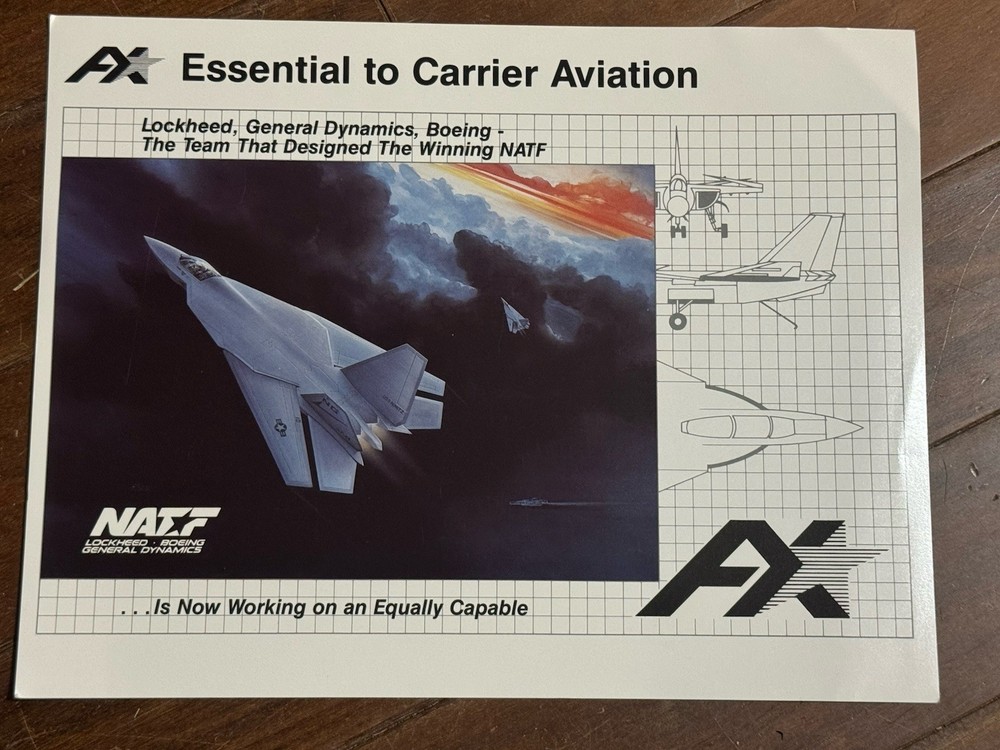 AX FLYER LOCKHEED GENERAL DYNAMICS BOEING