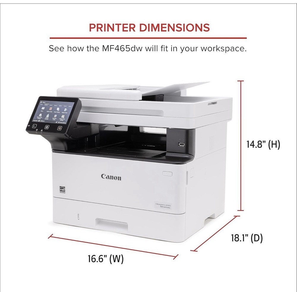 Canon imageCLASS MF465dw Wireless Monochrome Laser Printer 5951C005
