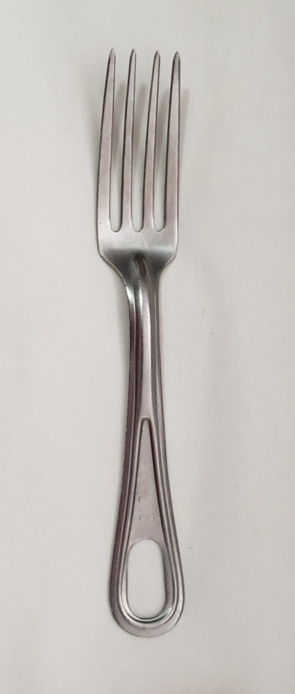 Vtg WW2 Military Mess Kit Stainless Fork Stamped U.S.
