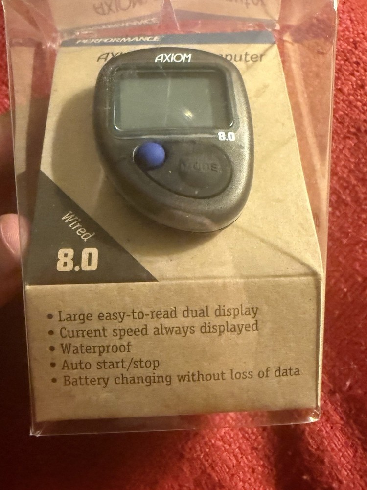 Performance Axiom 8.0 Wired Cyclocomputer NEW