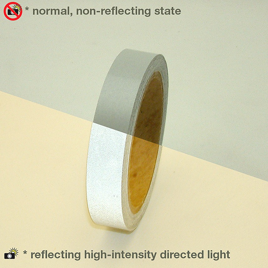 JVCC Engineering Grade Reflective Tape (REF-7): 3/4 in. x 30 ft. (Silver-White)