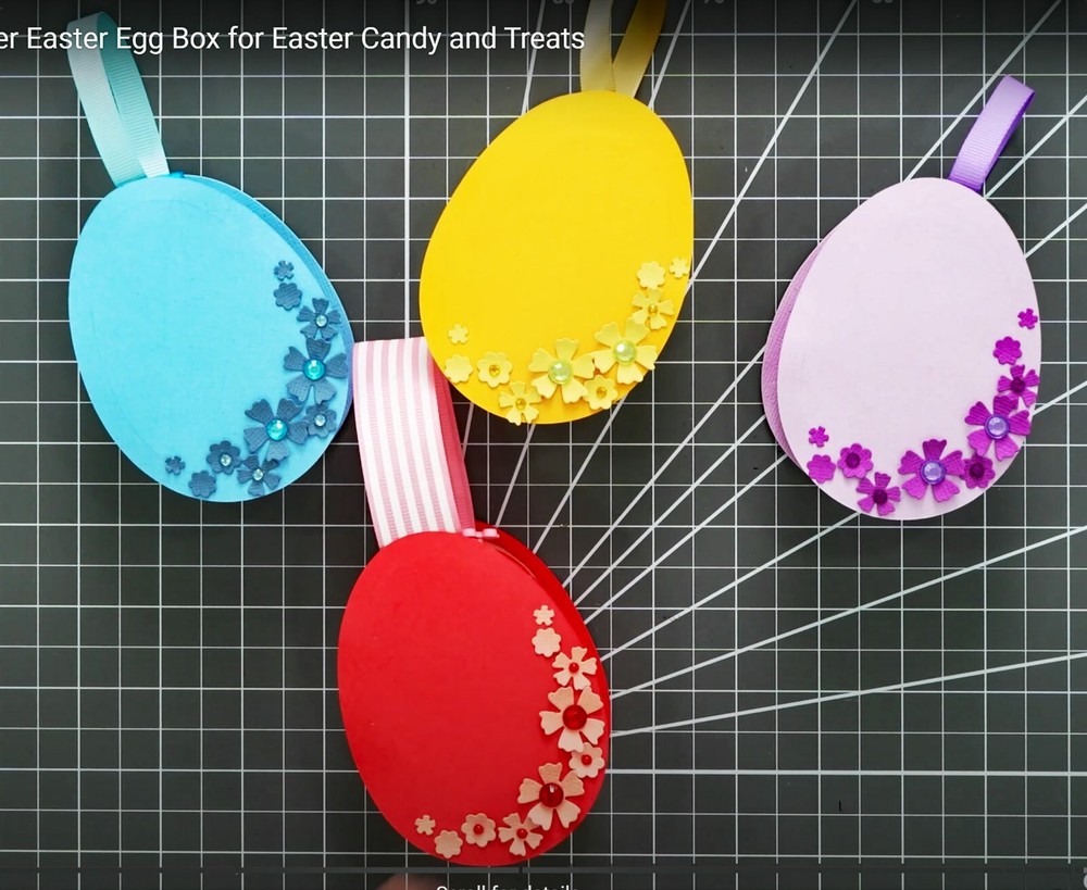 Sizzix Easter Egg Box Thinlits 9pc #666521 Retail $59.99 Use w egg shaker dome