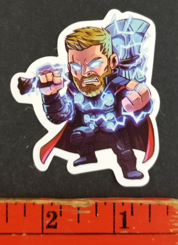 Thor Marvel Skateboard Sticker Card