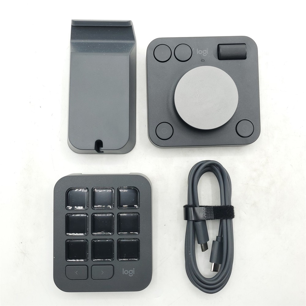 Logitech MX Creative Console, 9 Customizable LCD Keys, Stream Deck Accessories