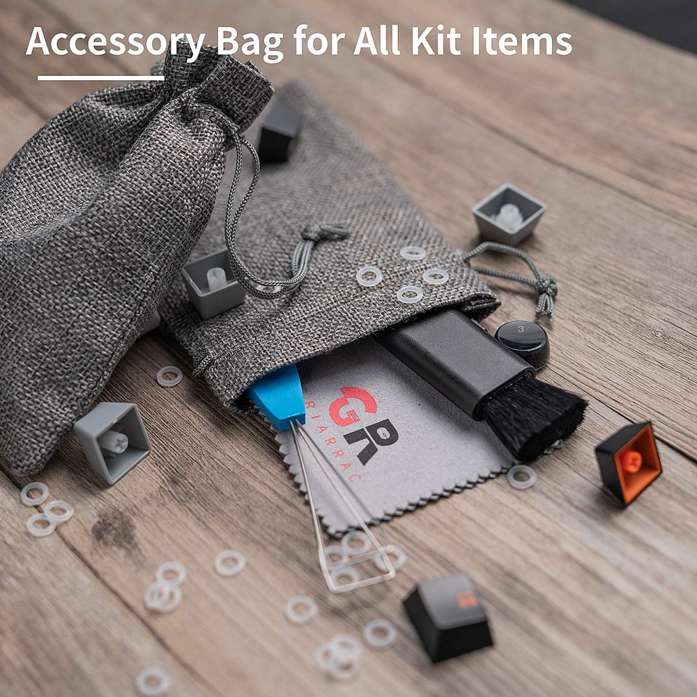 Mechanical Keyboard O Ring Switch Dampener with Keycap Puller Remover Brush A...