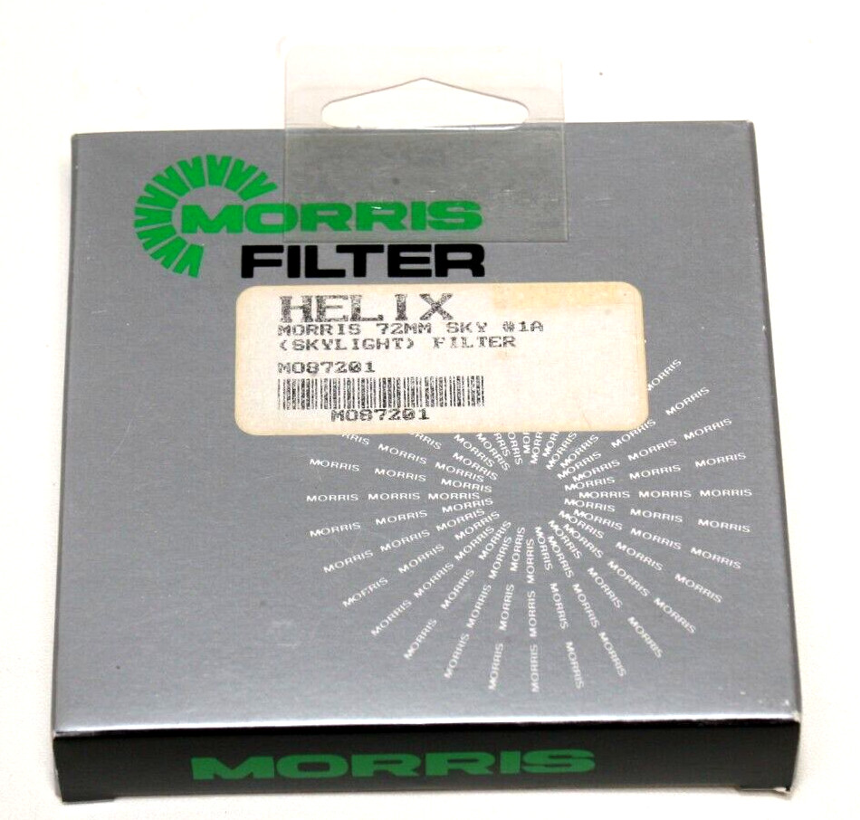 MORRIS 72MM -1A FILTER WITH STORAGE CASE AND INSTRUCTIONS