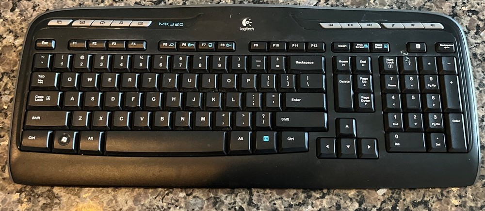 Logitech-MK320 Full-size Advanced Wireless Membrane Keyboard & Mouse