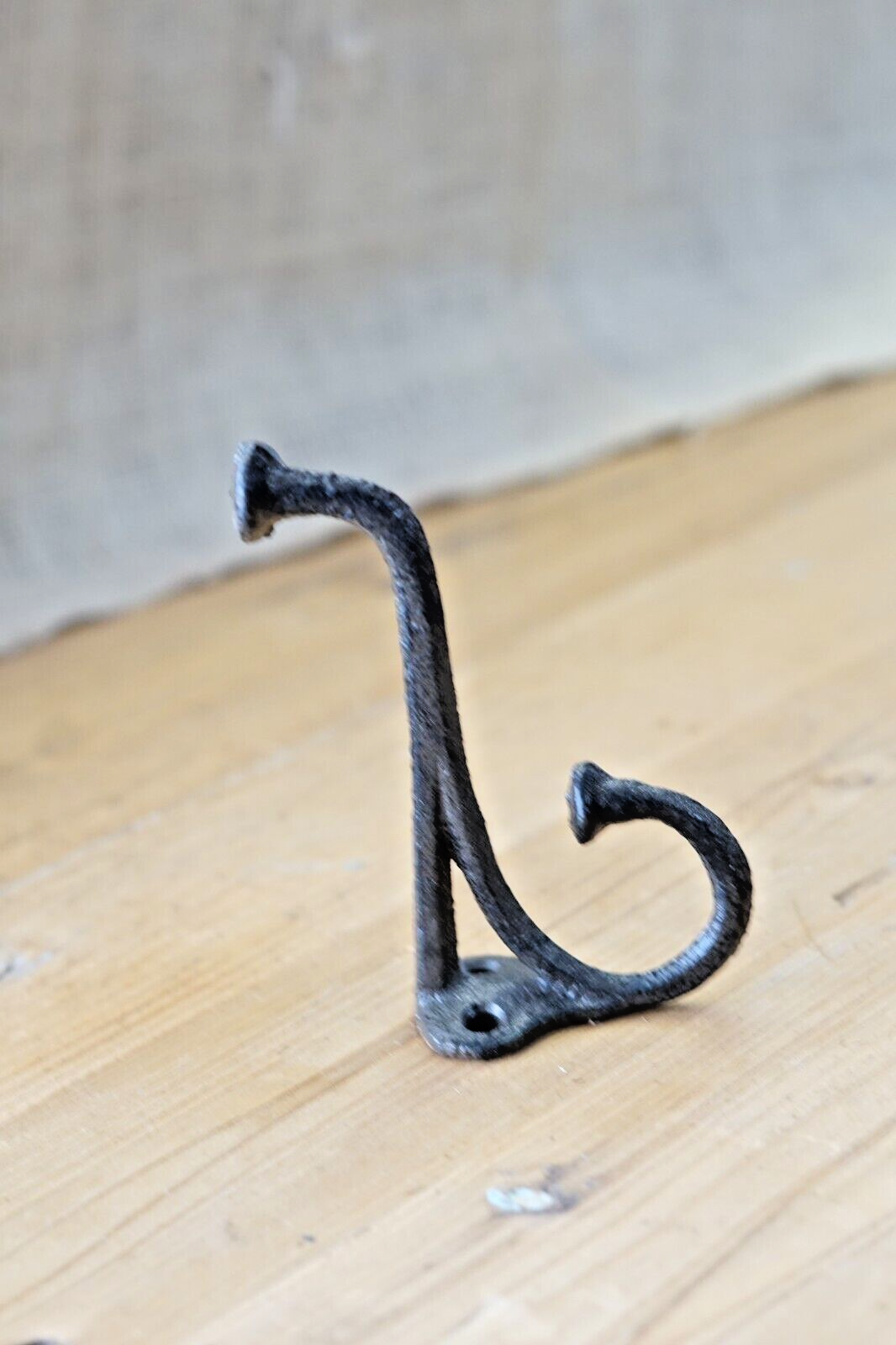 50 Rustic Cast Iron Coat Hat Wall Hooks Restore School Farm Towel Bath Kitchen