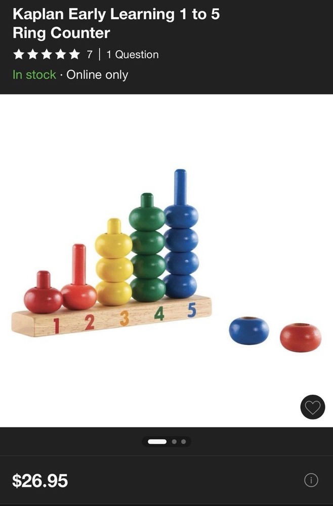 Learning Resources 1 to 5 Ring Counter