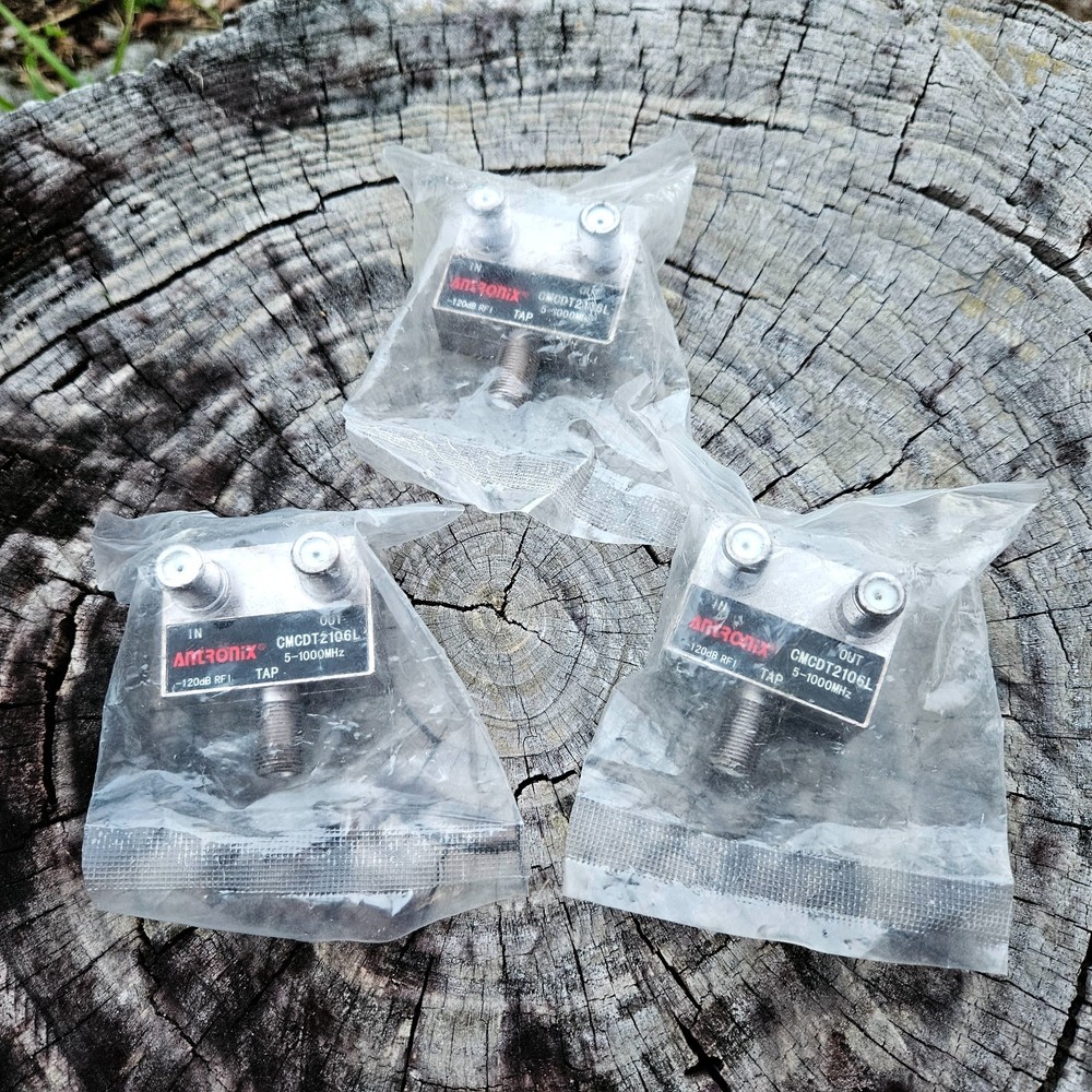 3 UNITS Antronix 6db High Performance Directional Tap Antenna Splitters Cable 📺