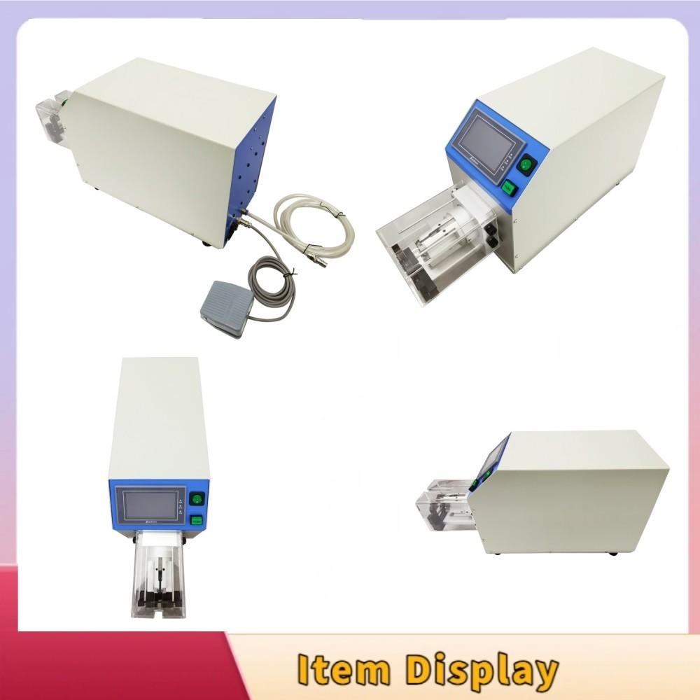 110V Semi-AutoCoaxial Wire Stripping Machine 9-Layer Rotary Cable Stripper