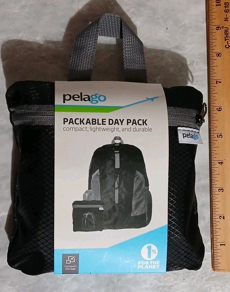 Pelago Compact Packable Vacation Day /  Pack, Gray, New