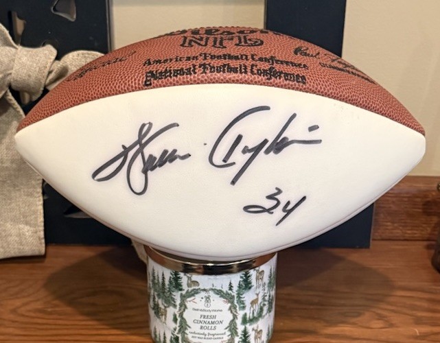 Walter Payton Signed Wilson Football. Beautiful. Guaranteed Original