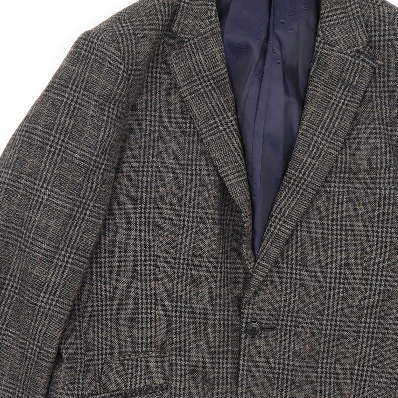 Debenhams Mens Brown Check Polyester Blend Jacket Suit Size 38