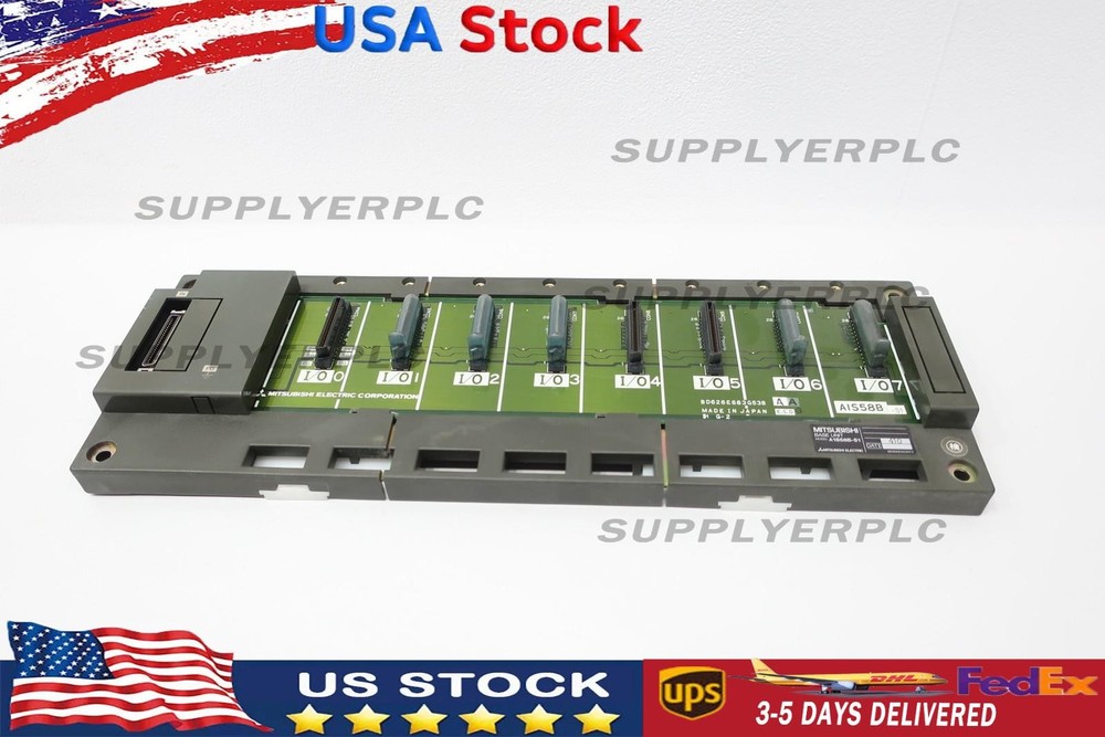 Mitsubishi A1S58B-S1 Base Unit Module 7 I/o
