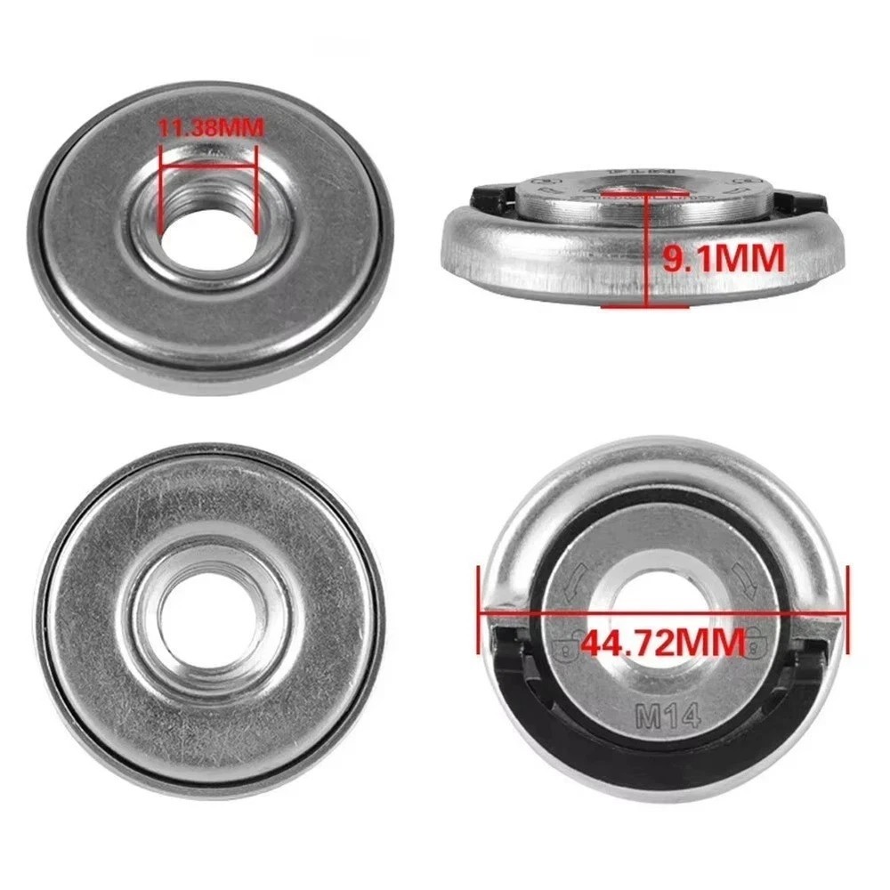 M14 Angle Grinder Quick Release Self-Locking Grinder Pressing Plate Flange Nut *