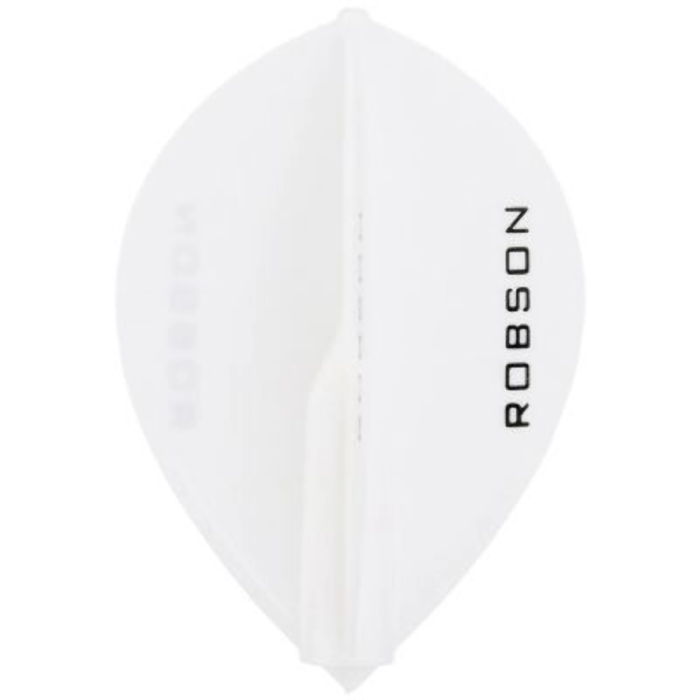 Robson Plus Dart Flights Pear - White