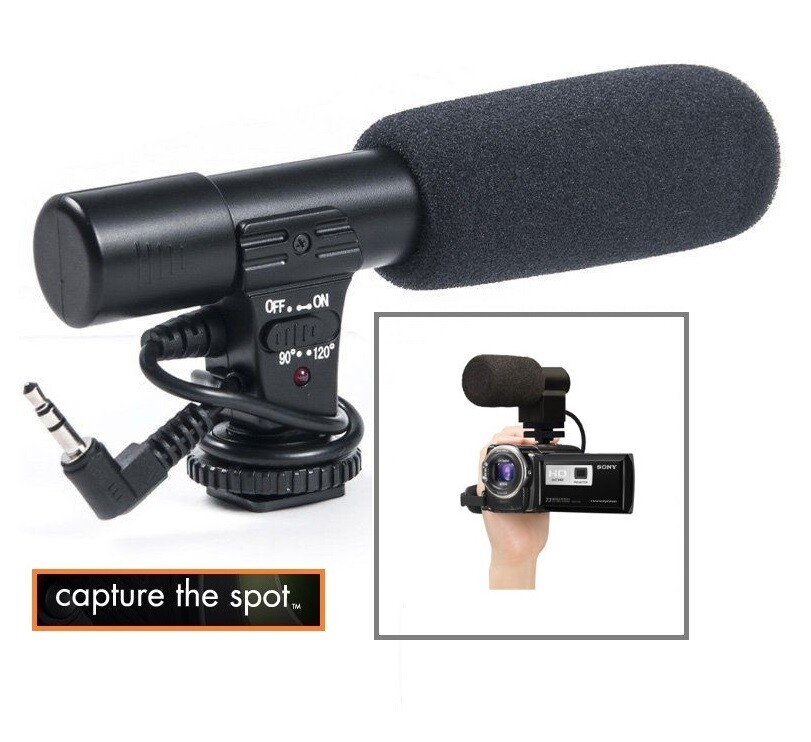 Professional Mini Zoom Microphone For Canon EOS 5D Mark IV