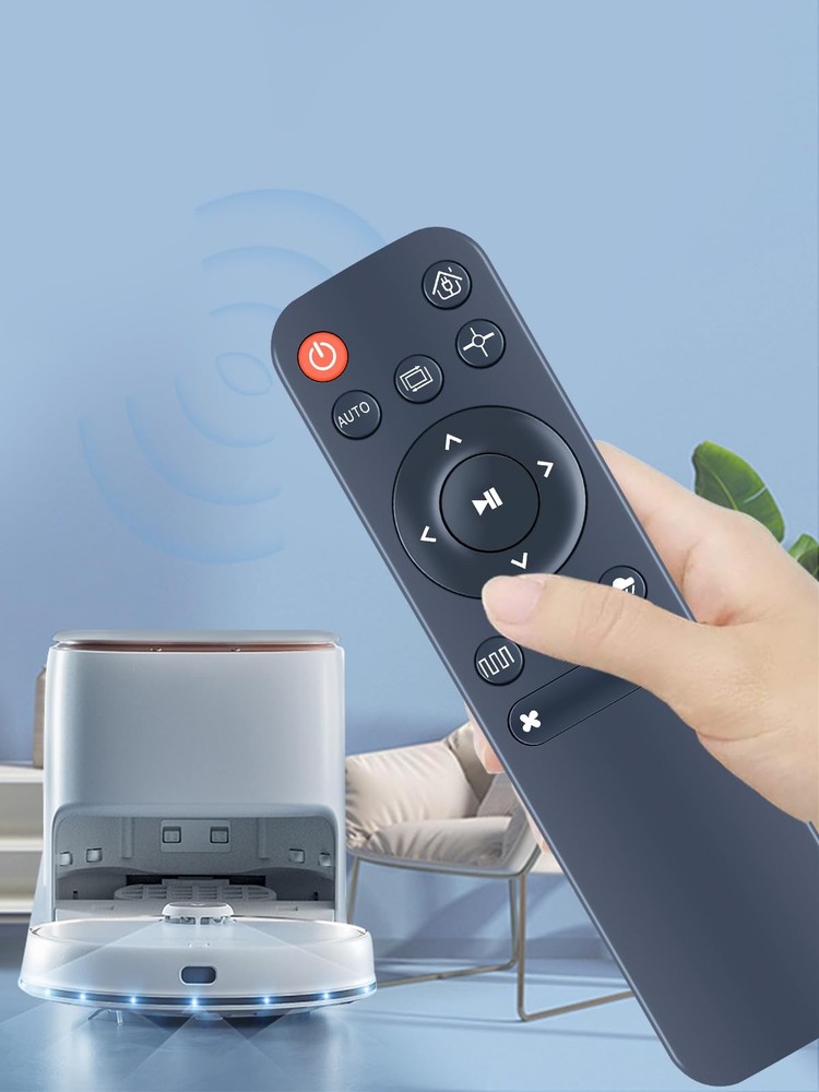 Replacement Robot Vacuum and Mop Combo Remote Control Compatible with black