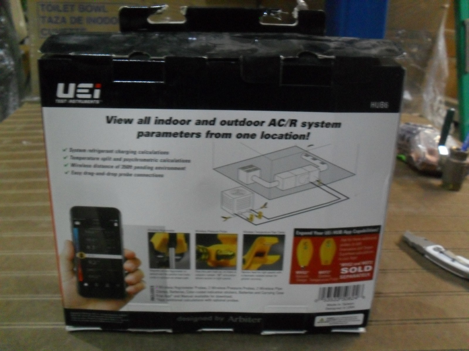 UEI HUB6 Smart Refrigerant AC System Diagnostic Kit