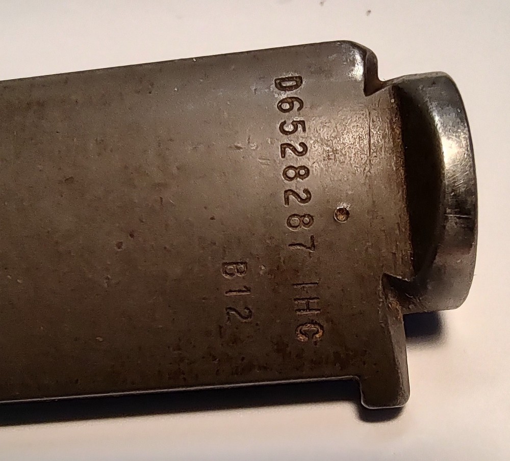 M1 Garand IHC bolt - International Harvester - D6528287 B12 - Very Good Example