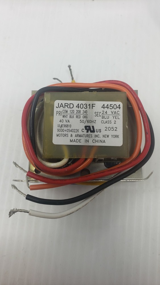 Jard 4031F Control Transformer 40VA SEE DESCRIPTION
