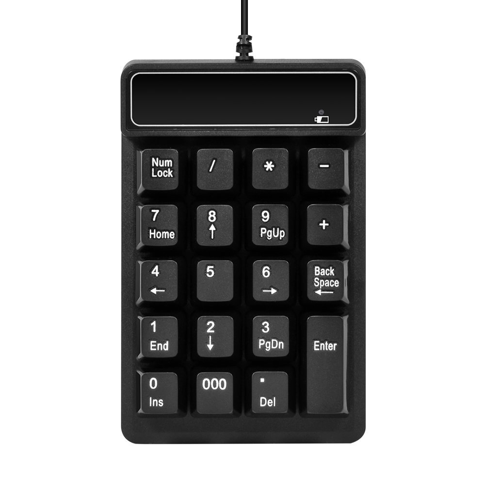 19 Key USB Numeric Keypad for Laptop Notebook PC Computer Financial Accounting