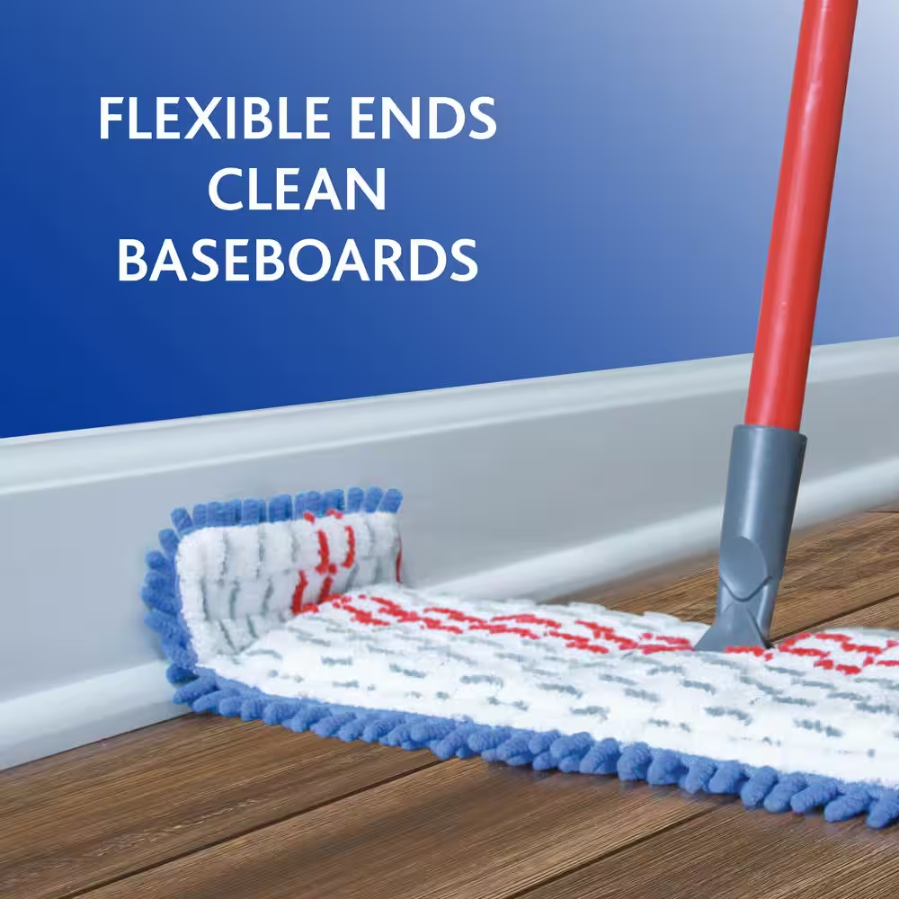 O-Cedar Professional Dual-Action Microfiber Flip Mop Reusable Washable
