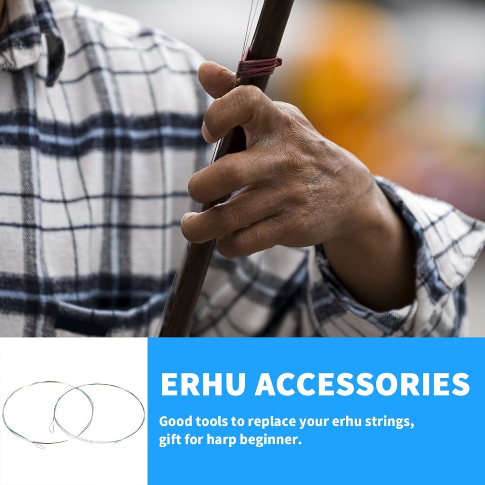 2 Pcs Accessories for Stringed Instruments Erhu Strings Parts Durable