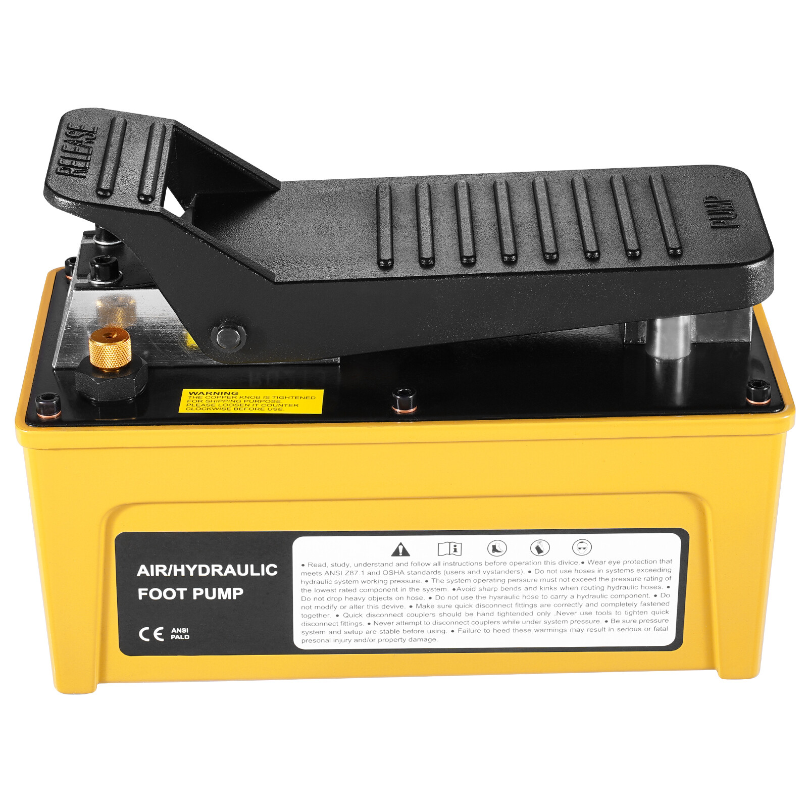 Air Hydraulic Pump Air Actuated Foot Pump 10,000PSI Frame Machine Pump