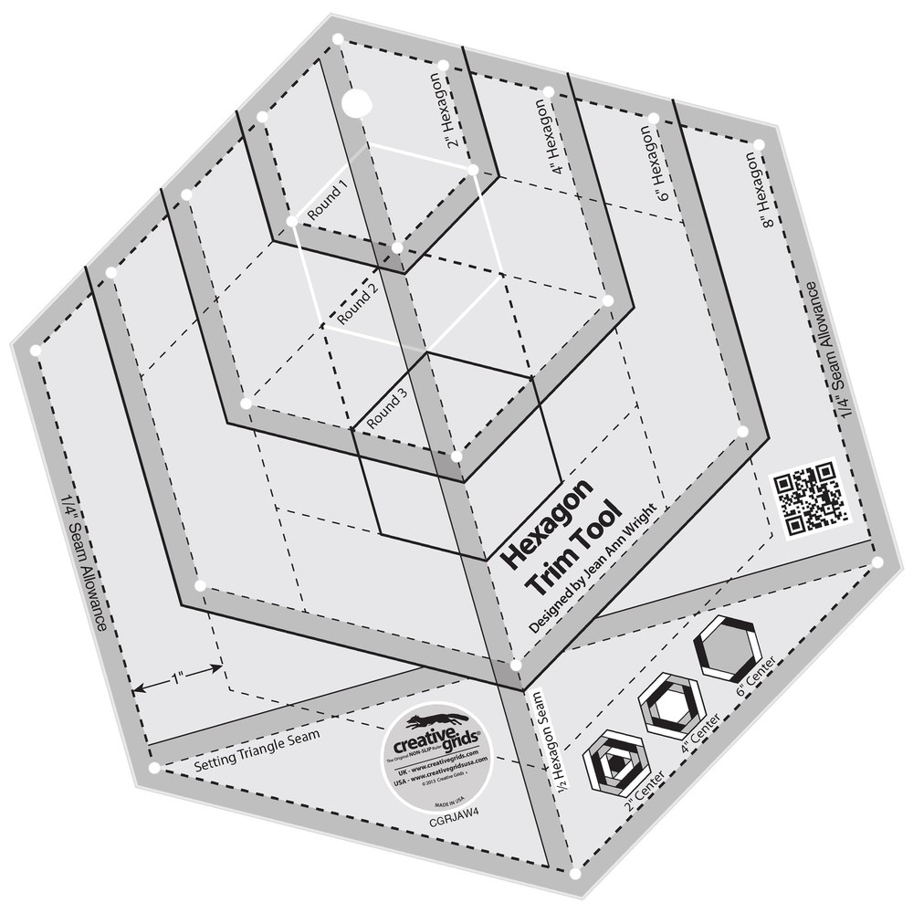 Creative Grids Hexagon Trim Tool (CGRJAW4)