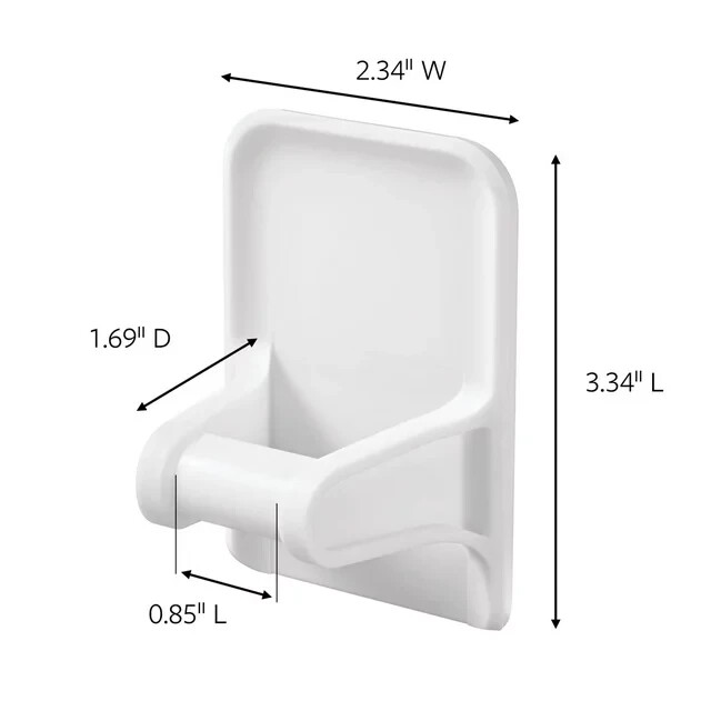 Command Spray Bottle Hangers, 2 White Hangers, 4 Strips