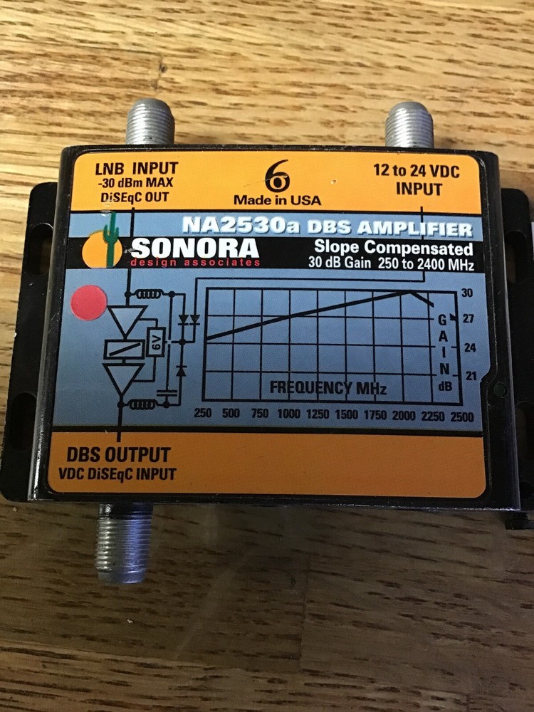 Sonora NA2530a DBS Amplifier Used Condition!