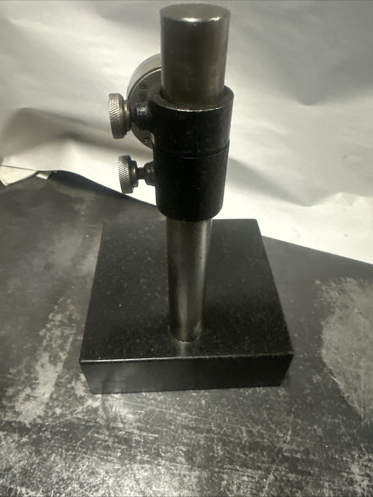Fowler Indicator With 6” X 6” X 2” Granite Base Plate (Inducator Needs Battery)