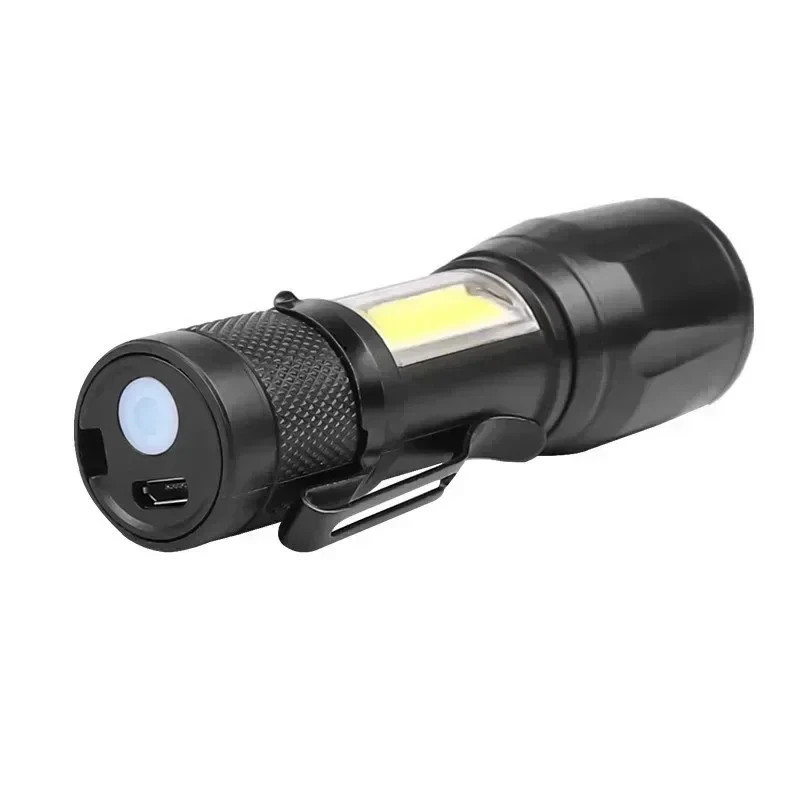 LED Tactical Flashlight Super Bright Mini USB Rechargeable Camping Flashlight US