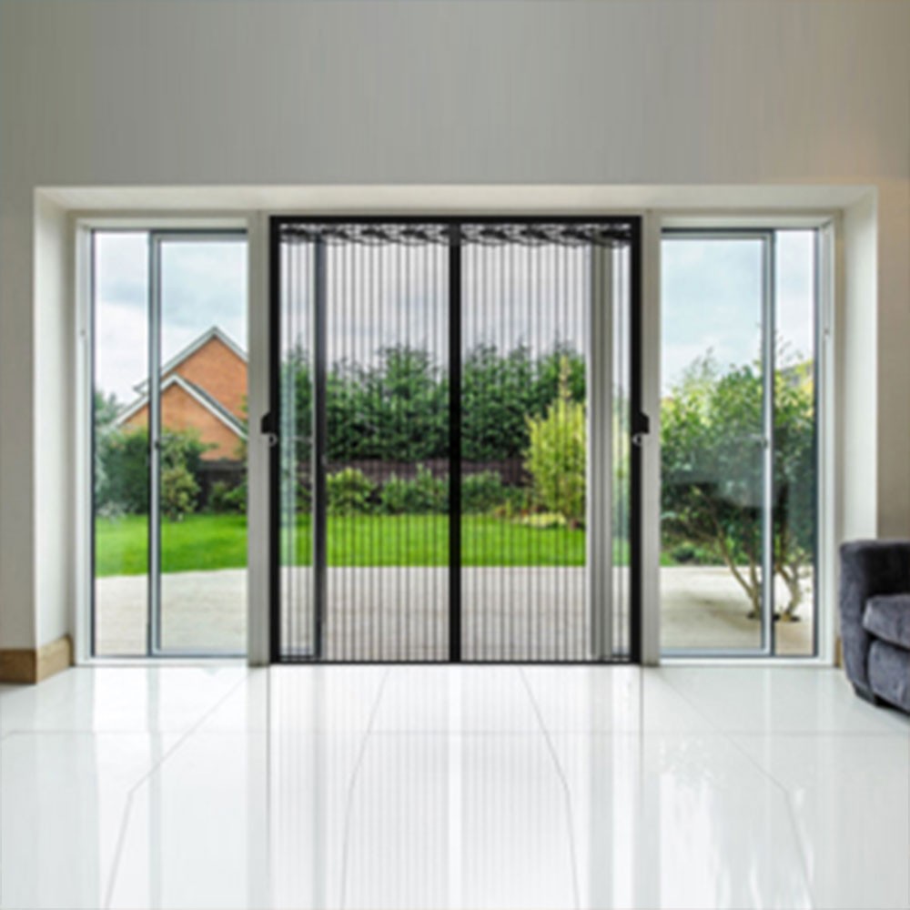 Garage Door Magnetic Screen Door Mesh Curtain Heavy Duty Block Mosquito 92"x74"