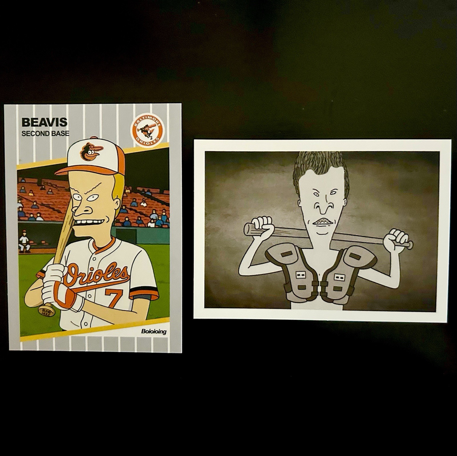 Beavis Butthead Custom Baseball Cards ACEO Lot of 2 Mint