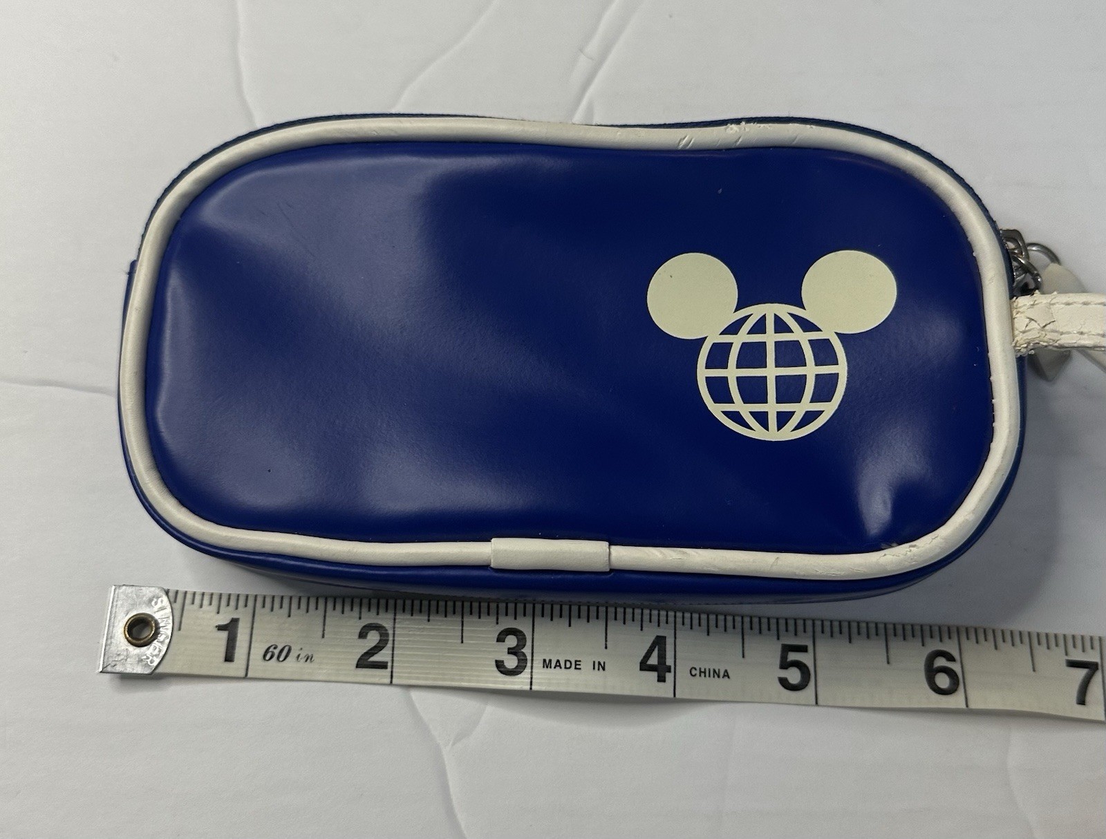 Vintage Disney Epcot Coin Purse Belt Strap Mini Bag Wristlet